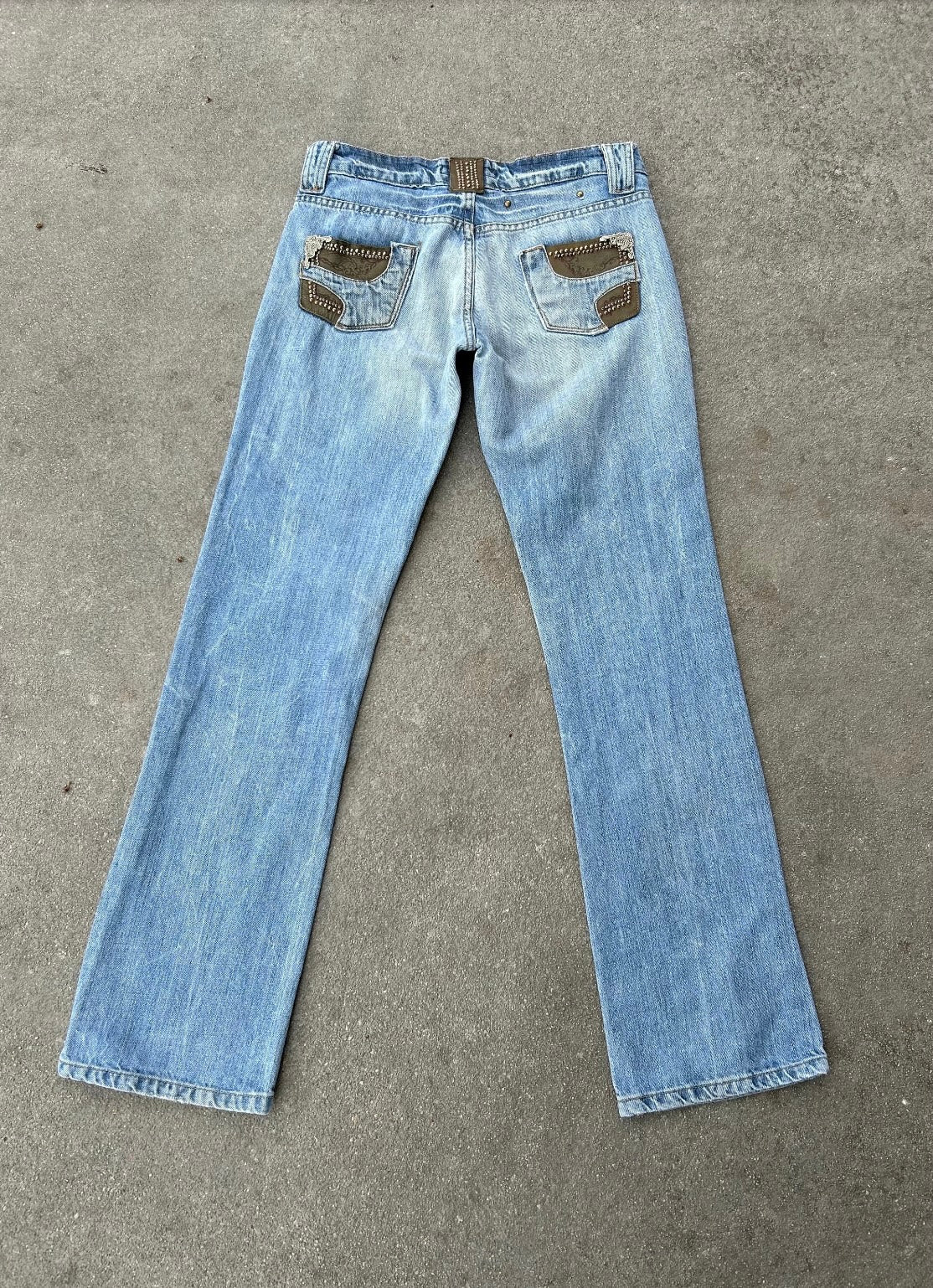 Roberto Cavalli Low Rise Jeans
