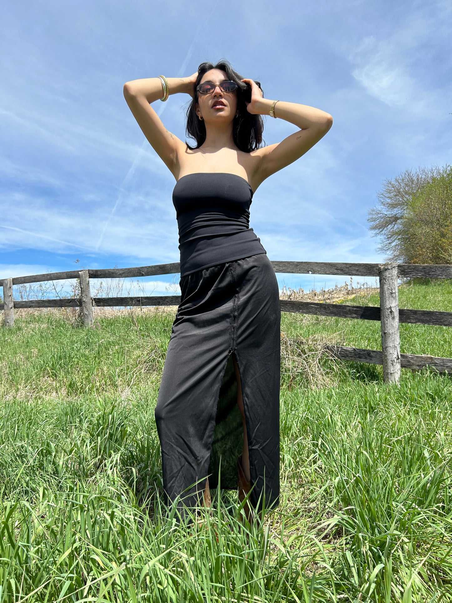 Maxi Slip Skirt