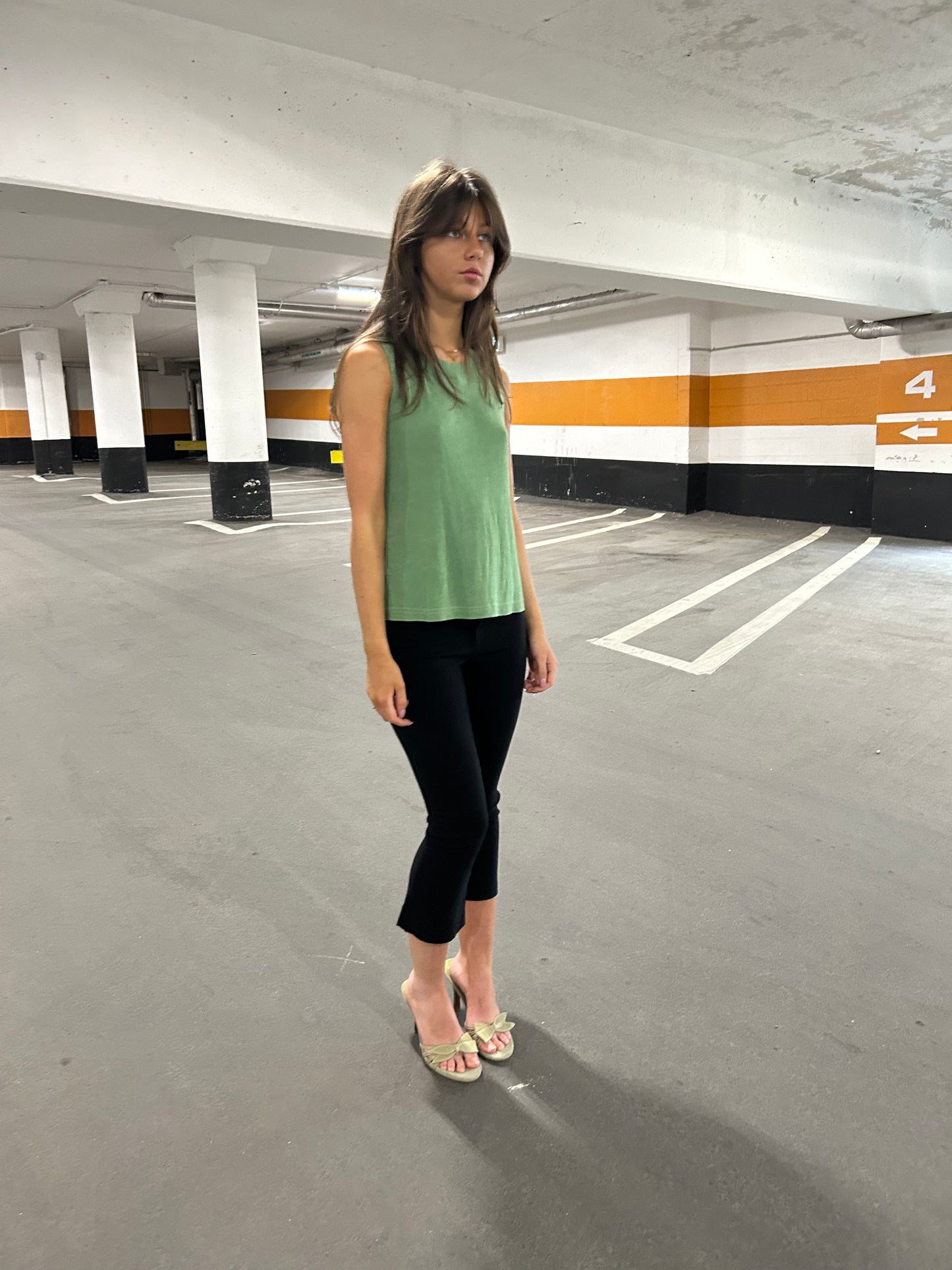 Green Spandex Tank