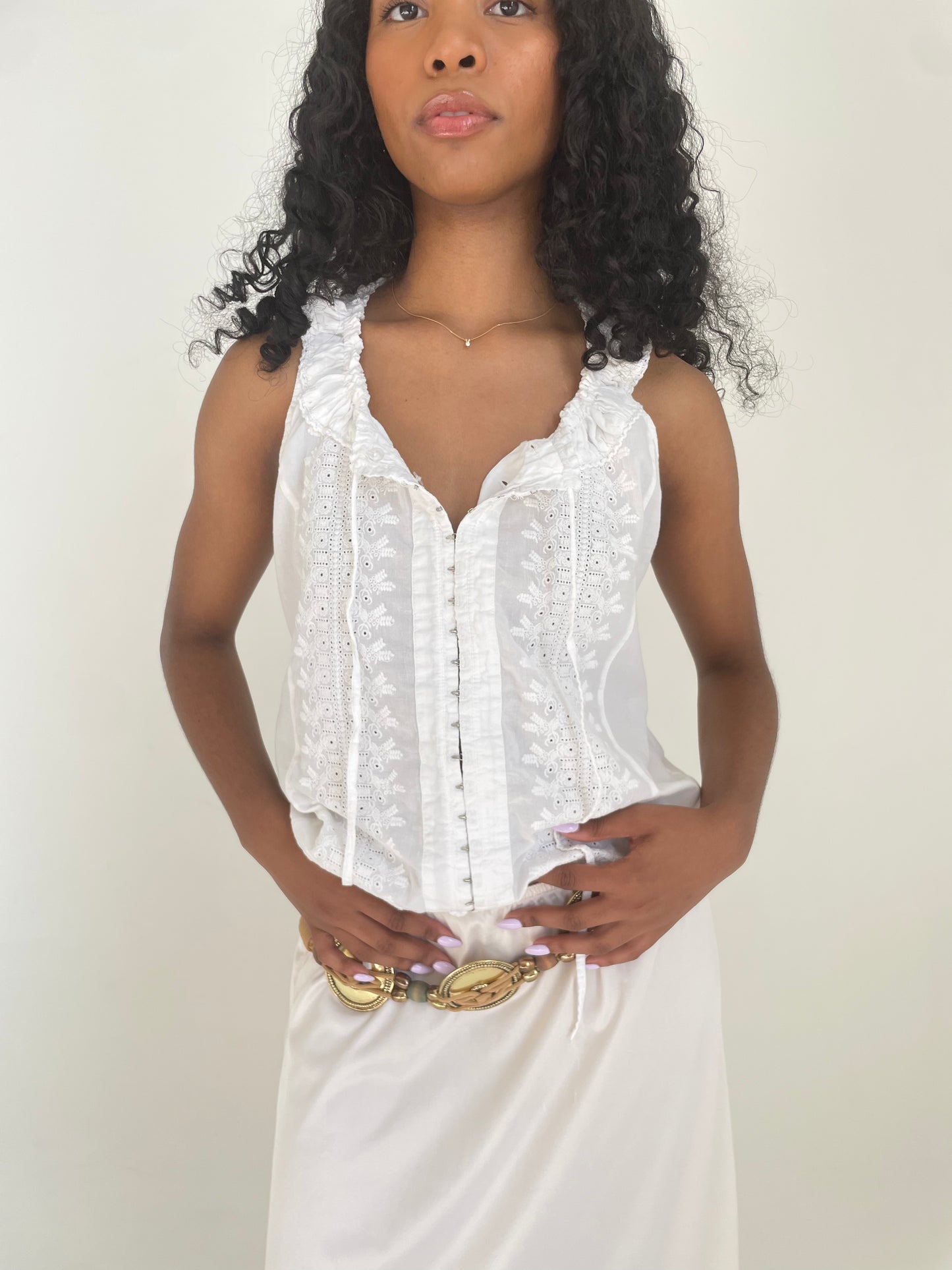 Eyelet Top