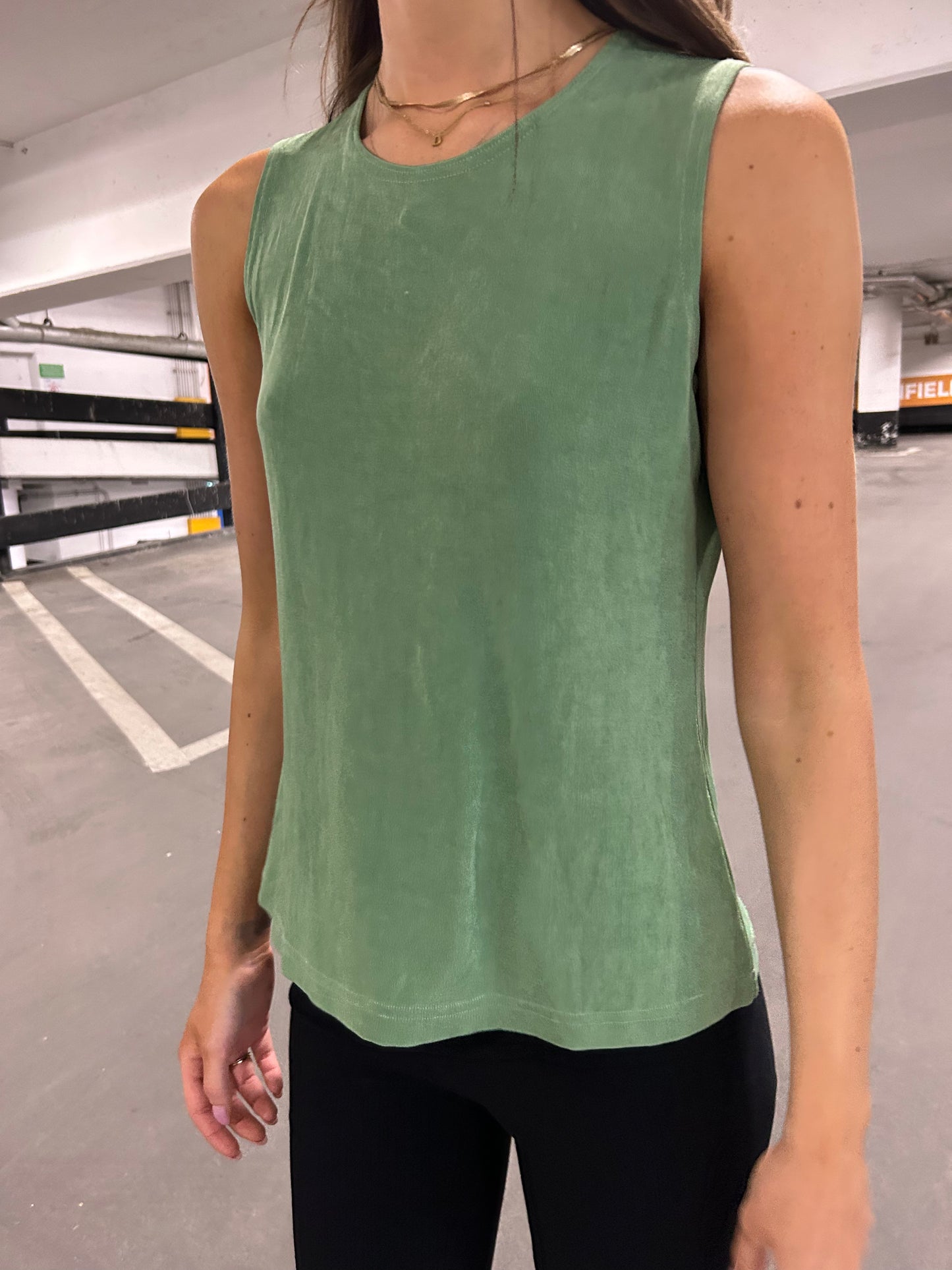 Green Spandex Tank