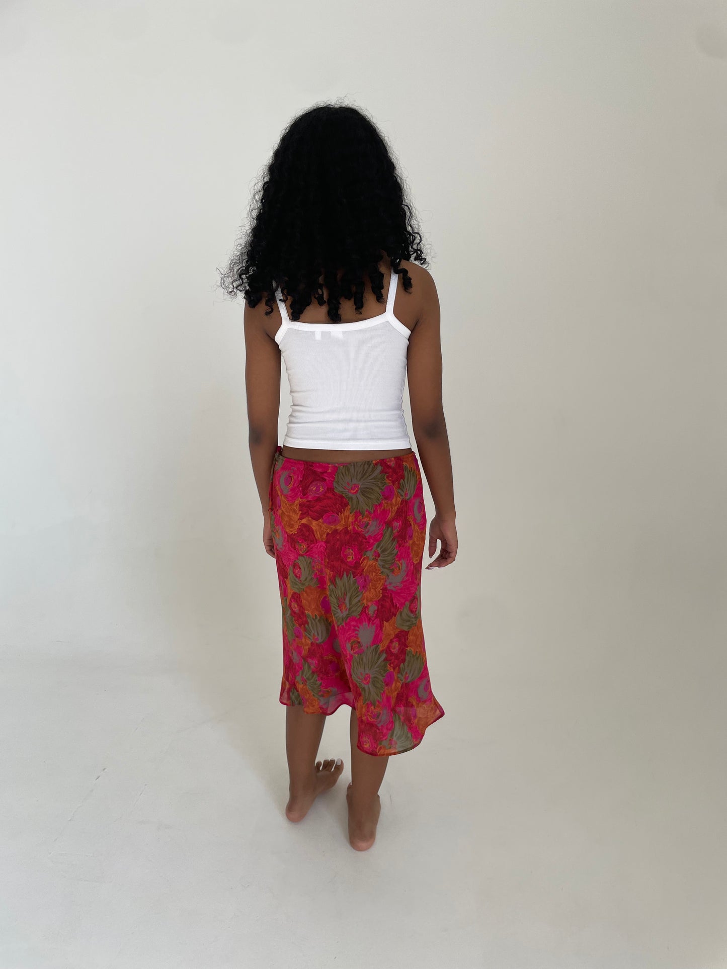Floral Midi Skirt