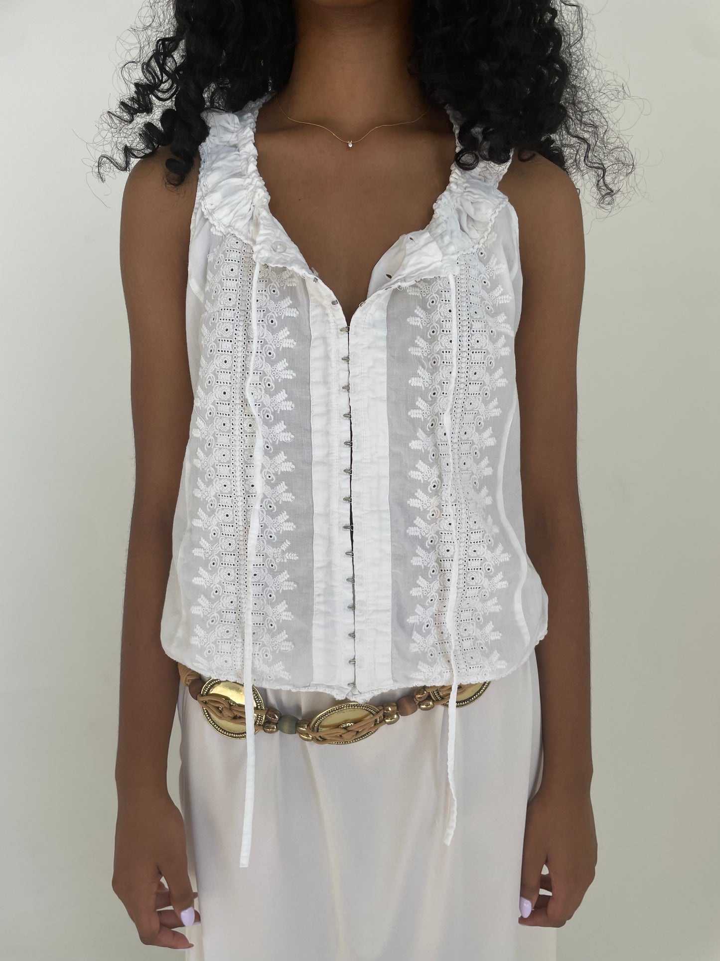 Eyelet Top