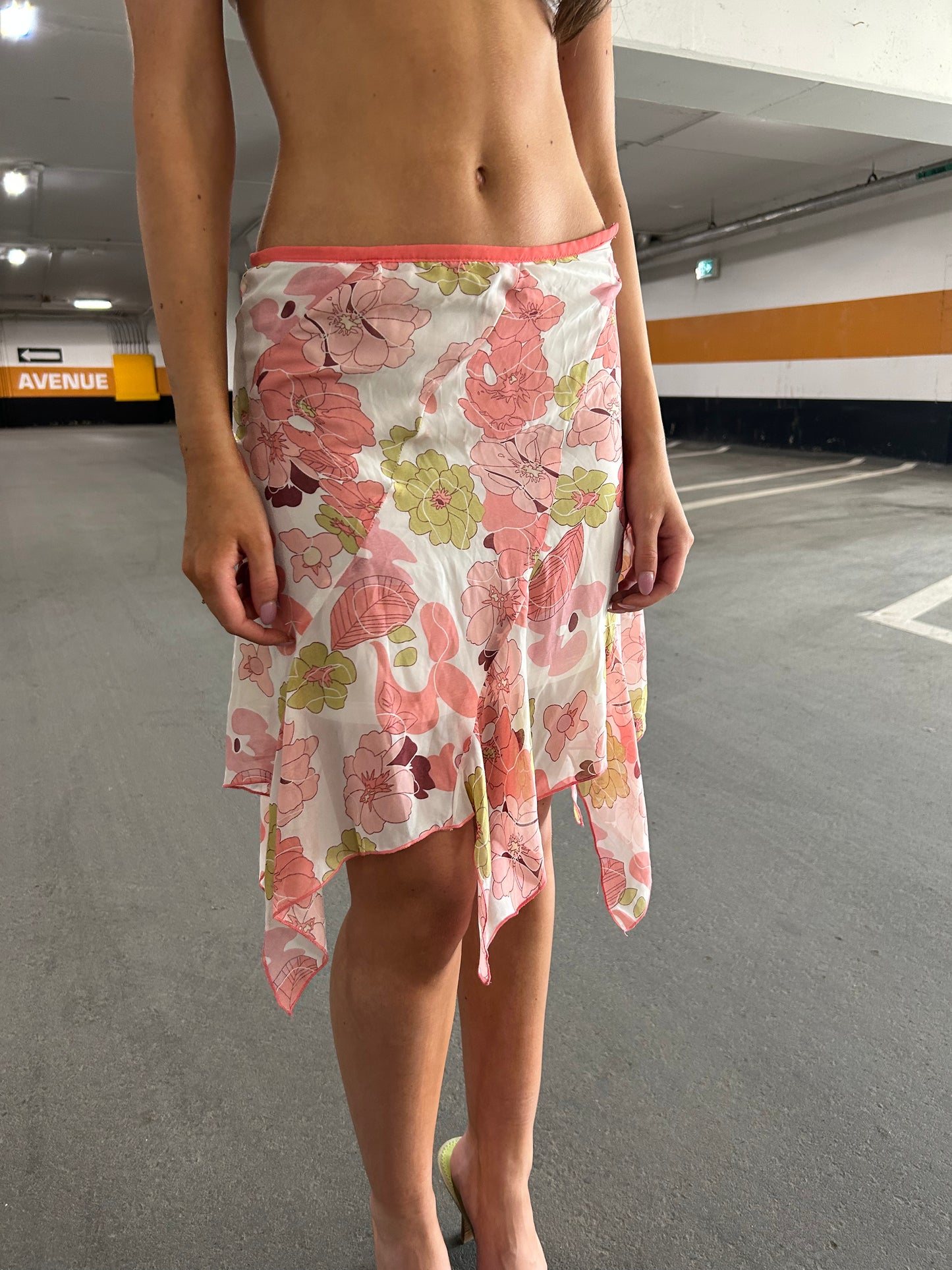 Floral Midi Skirt
