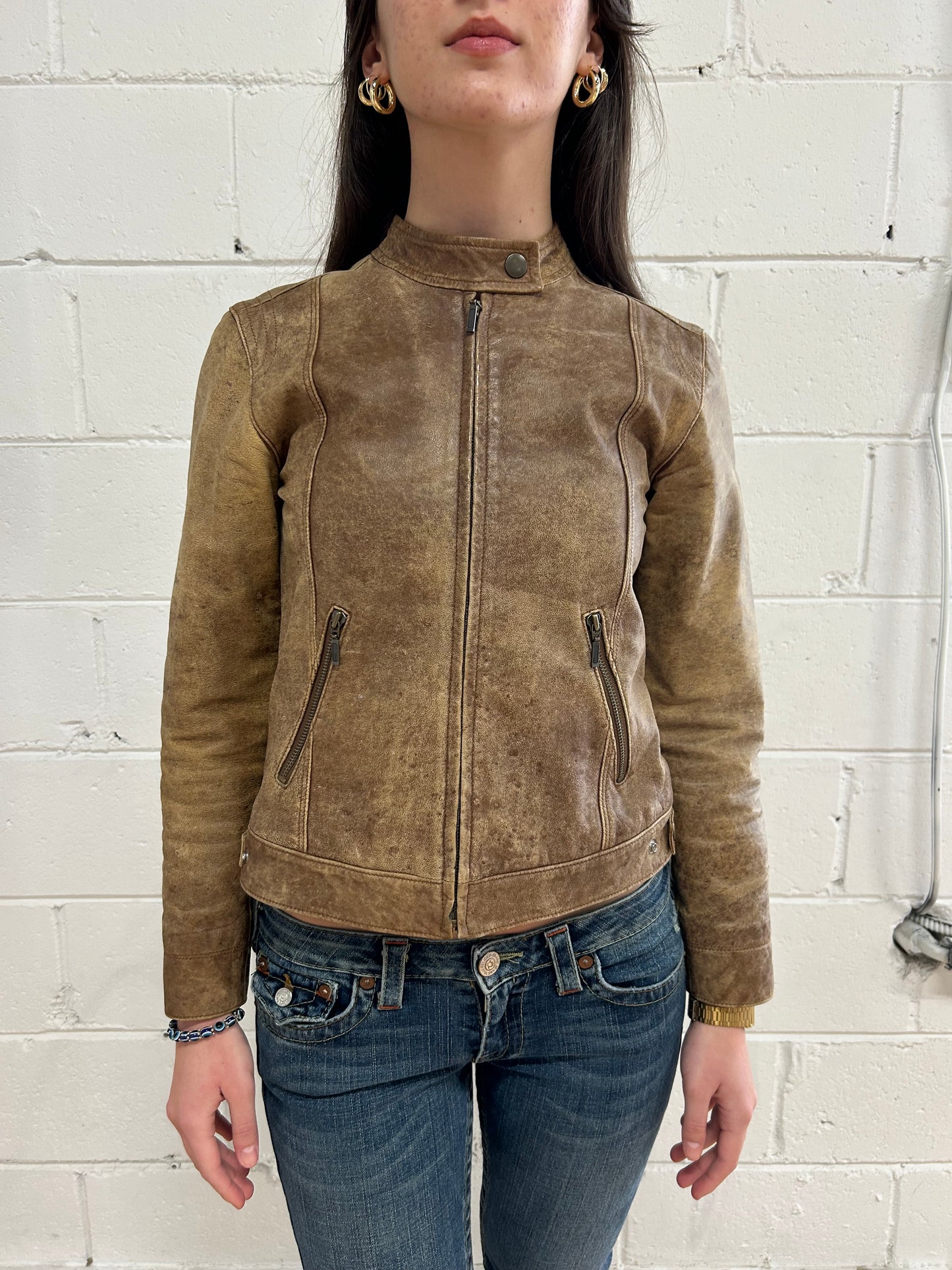 Leather Moto Jacket