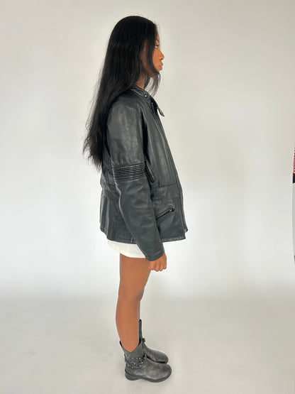Leather Moto Jacket
