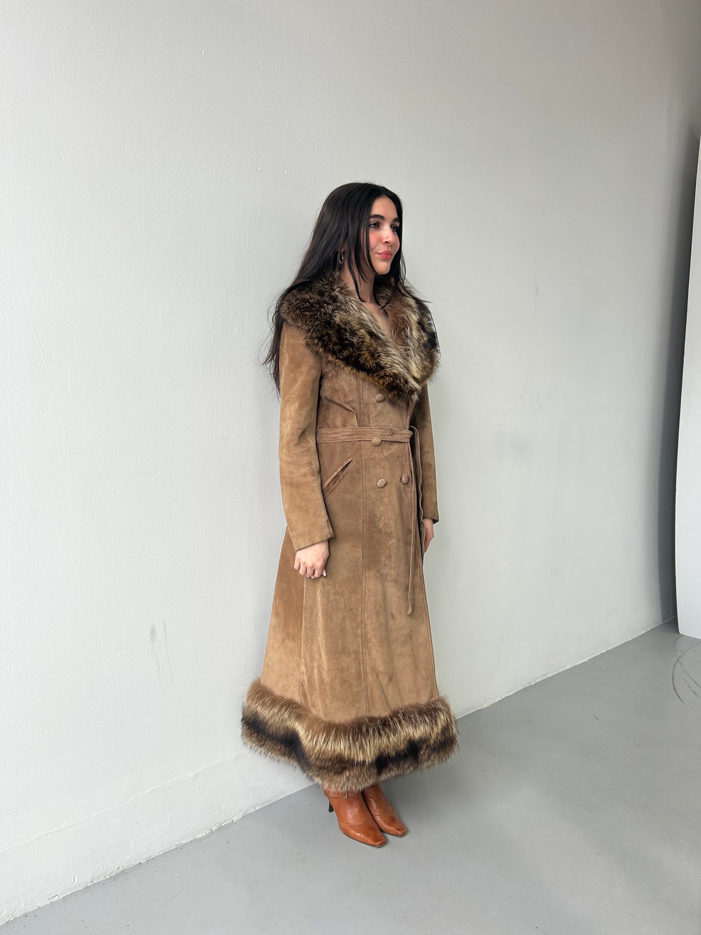 Fur Collar Coat