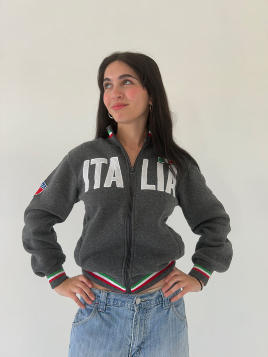 Italia Zip Up Sweater