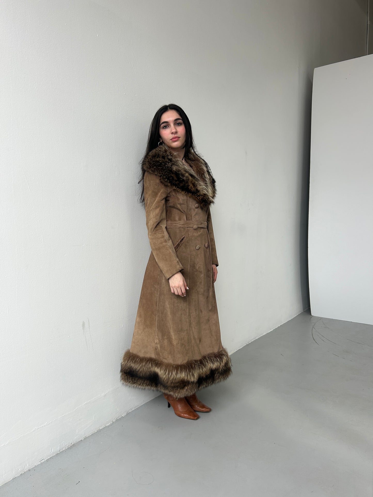 Fur Collar Coat