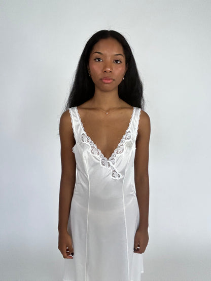 White Slip Dress