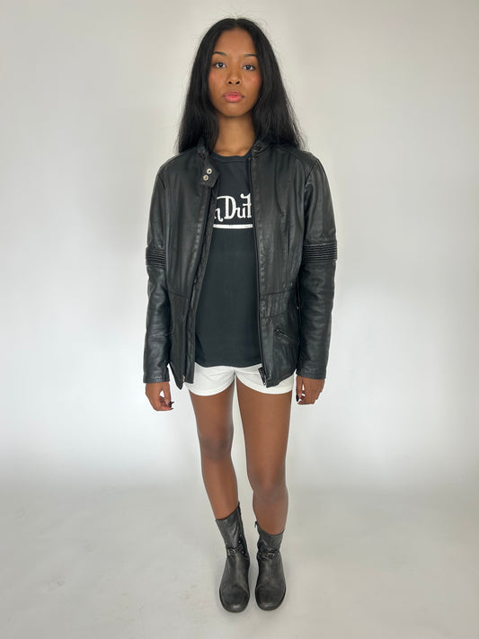 Leather Moto Jacket