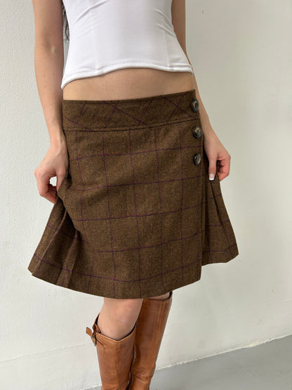 Mini Plaid Skirt