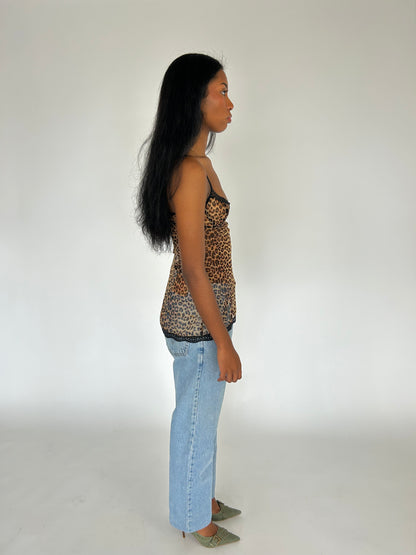 Leopard Bustier