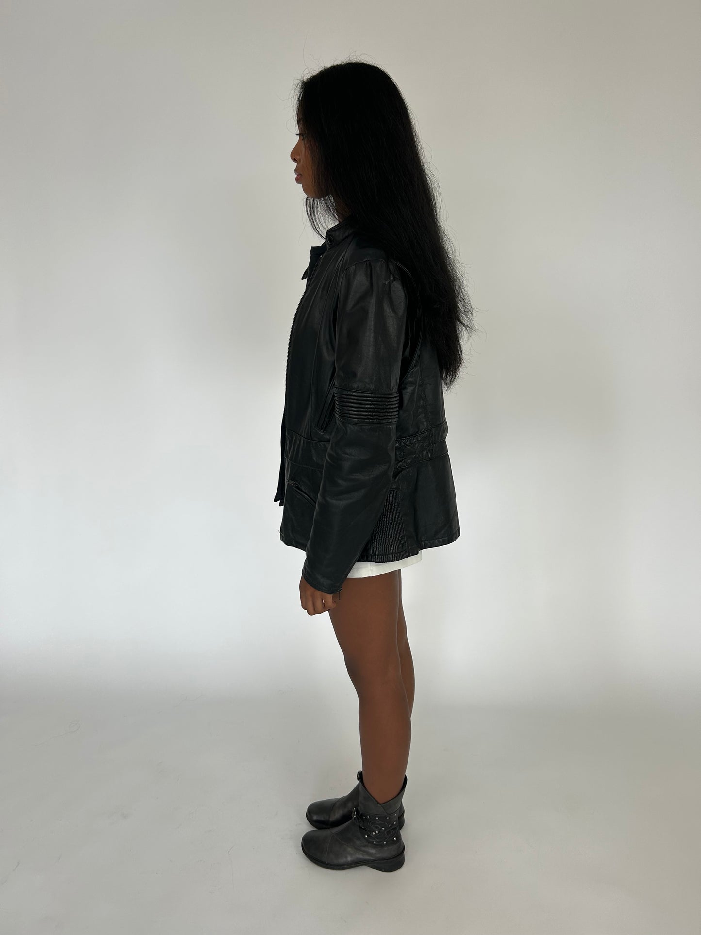 Leather Moto Jacket
