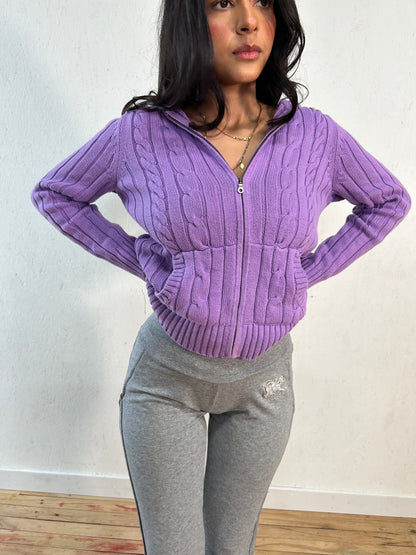 Cable Knit hoodie