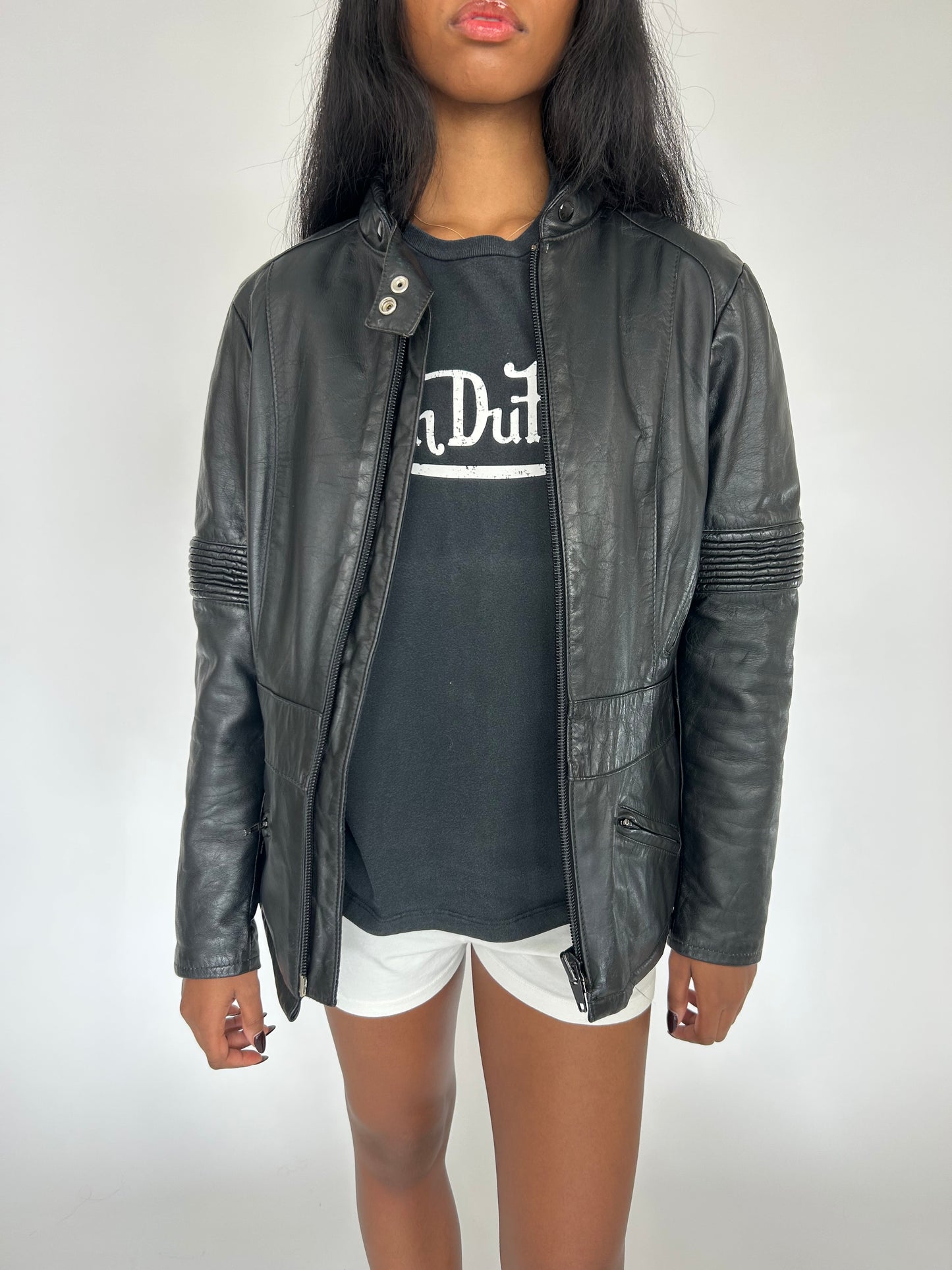 Leather Moto Jacket