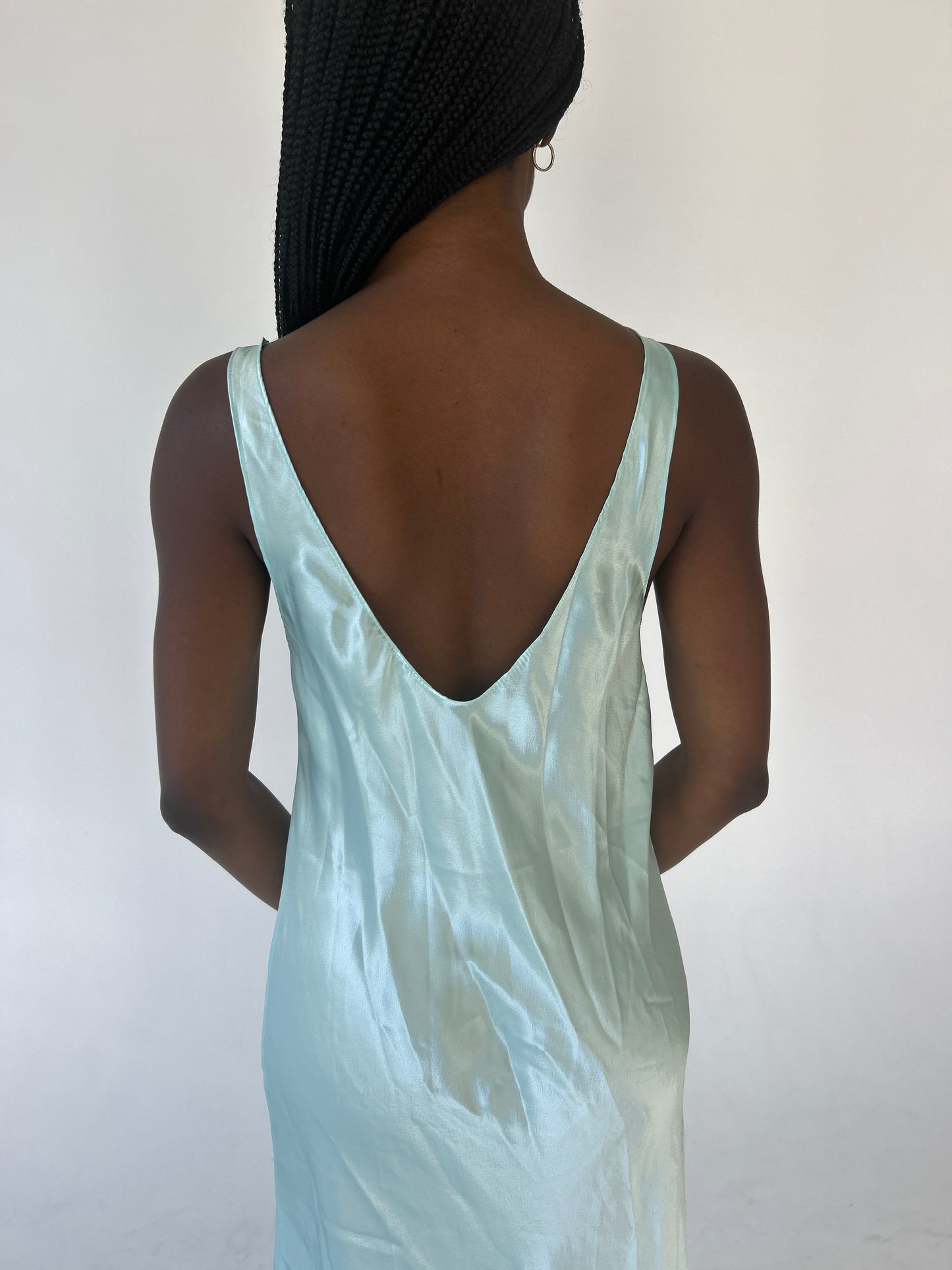 Aqua Slip Dress