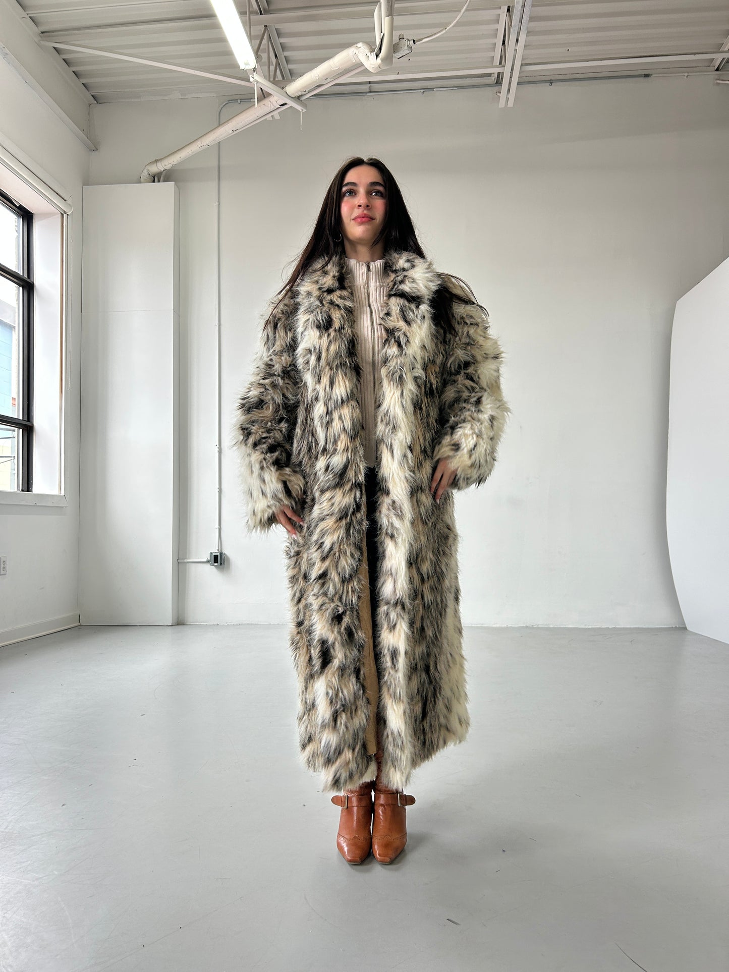 Faux Fur Coat