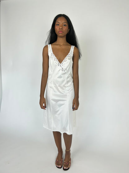 White Slip Dress