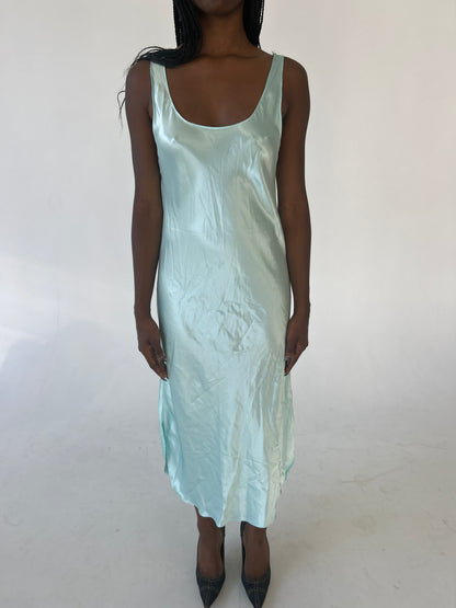 Aqua Slip Dress