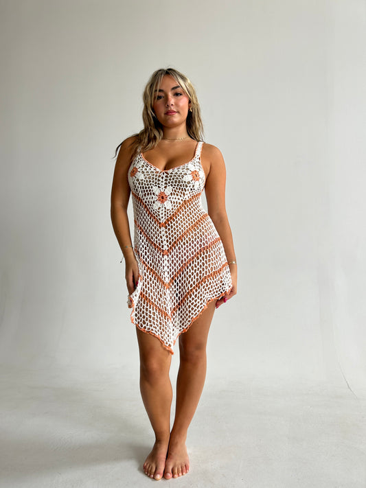 Crochet Mini Dress