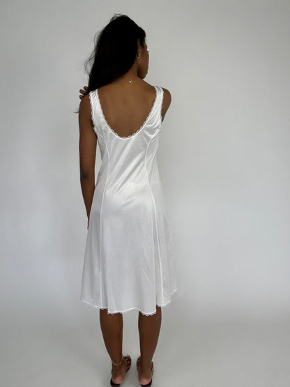 White Slip Dress