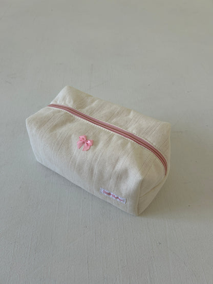 Pointelle Makeup Pouch