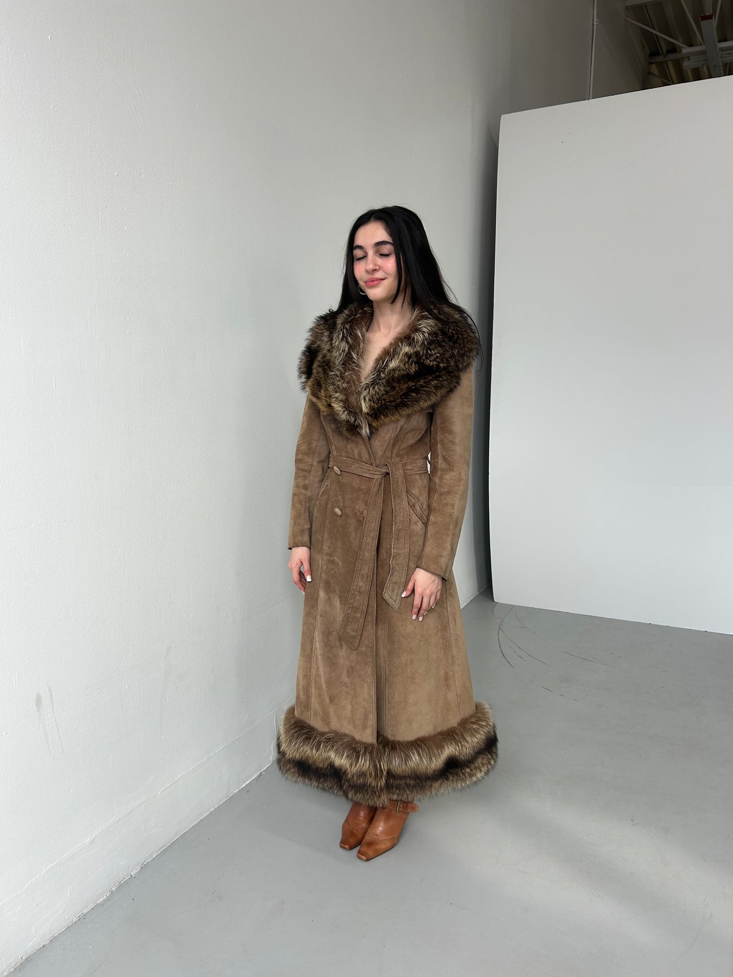 Fur Collar Coat