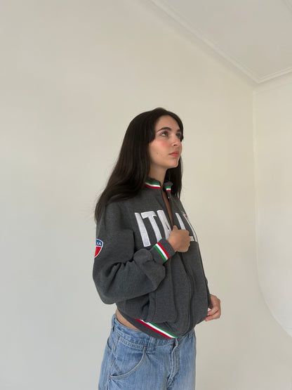 Italia Zip Up Sweater