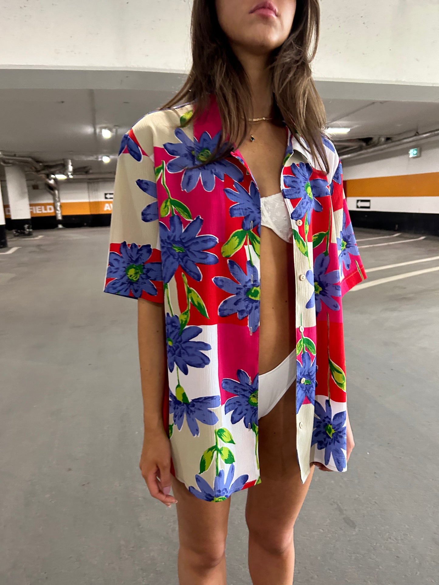 Floral Button Up