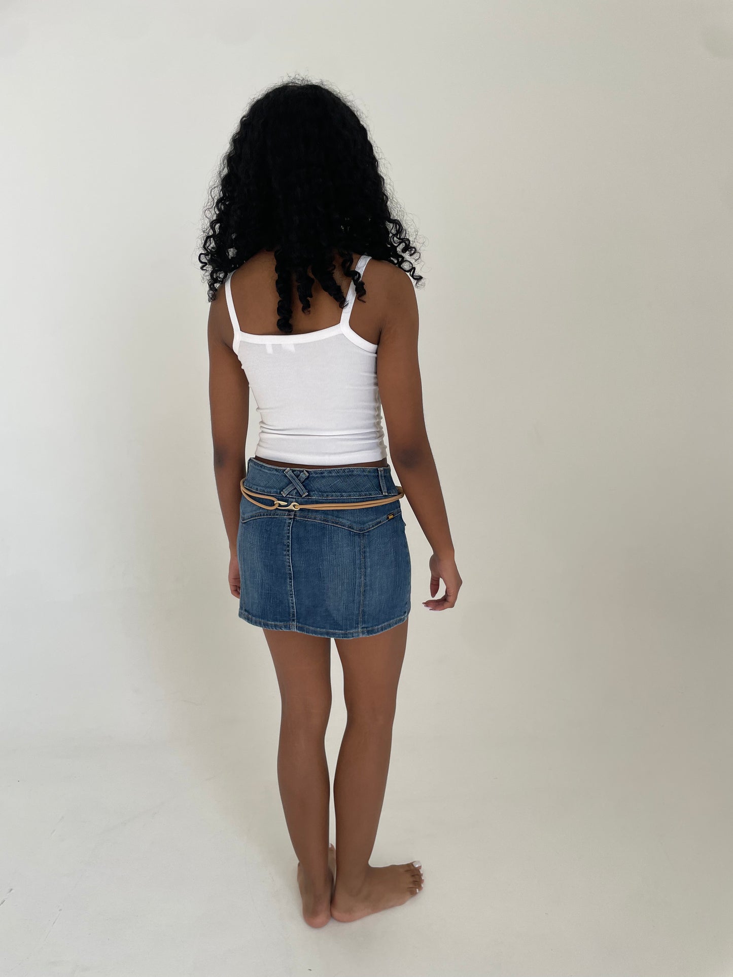 Denim Mini Skirt