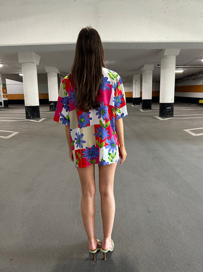 Floral Button Up