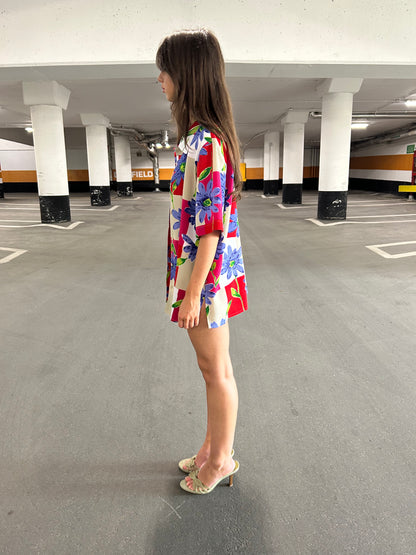 Floral Button Up