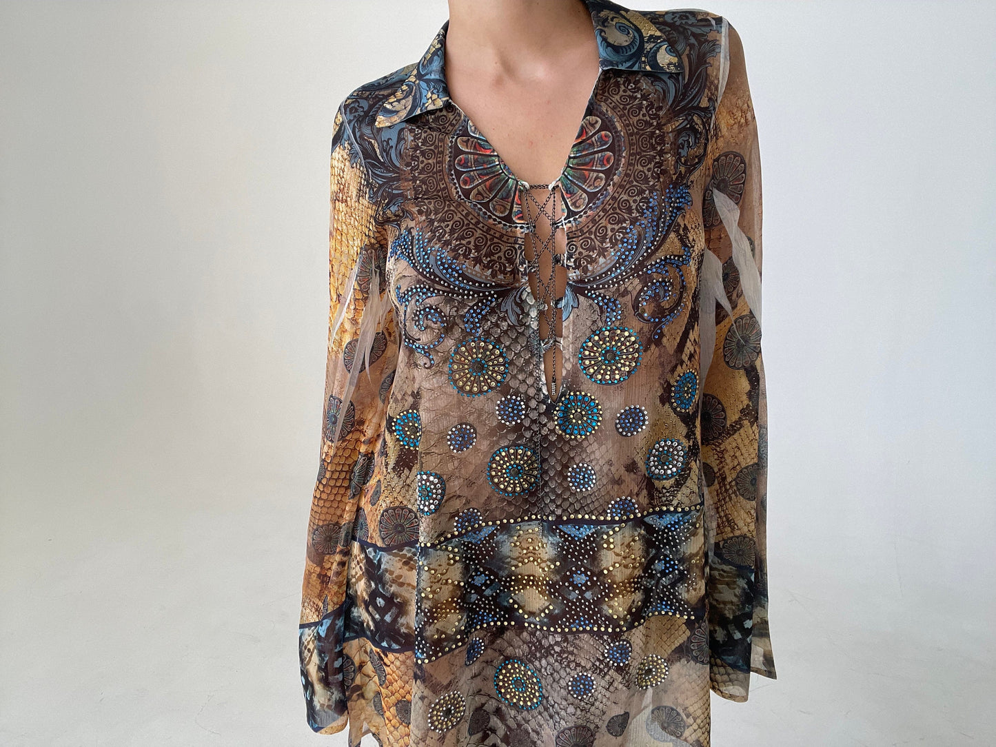 Sheer Mini Dress