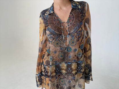 Sheer Mini Dress