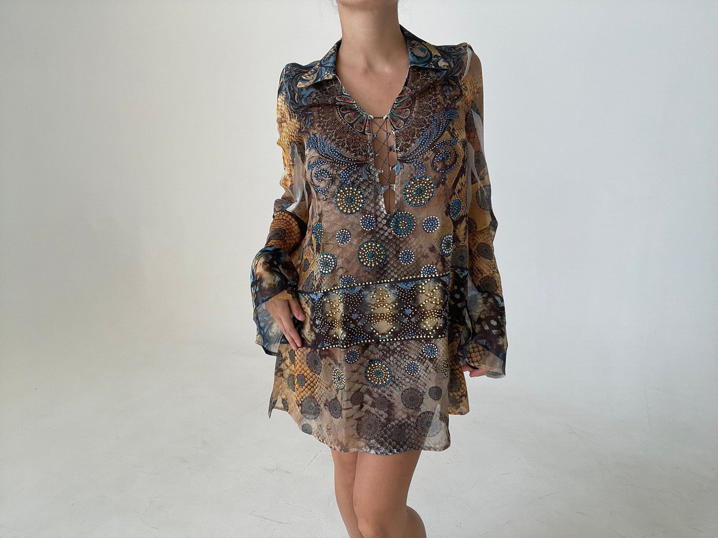 Sheer Mini Dress