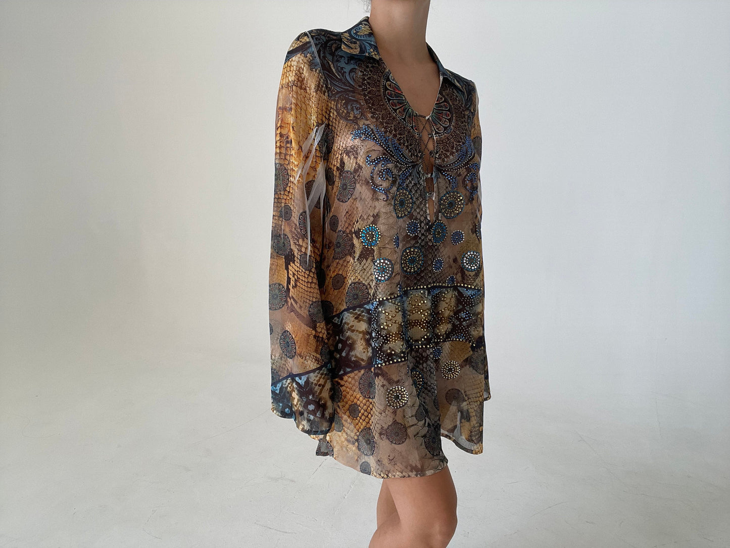Sheer Mini Dress