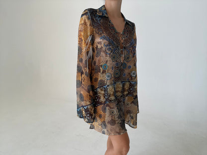 Sheer Mini Dress